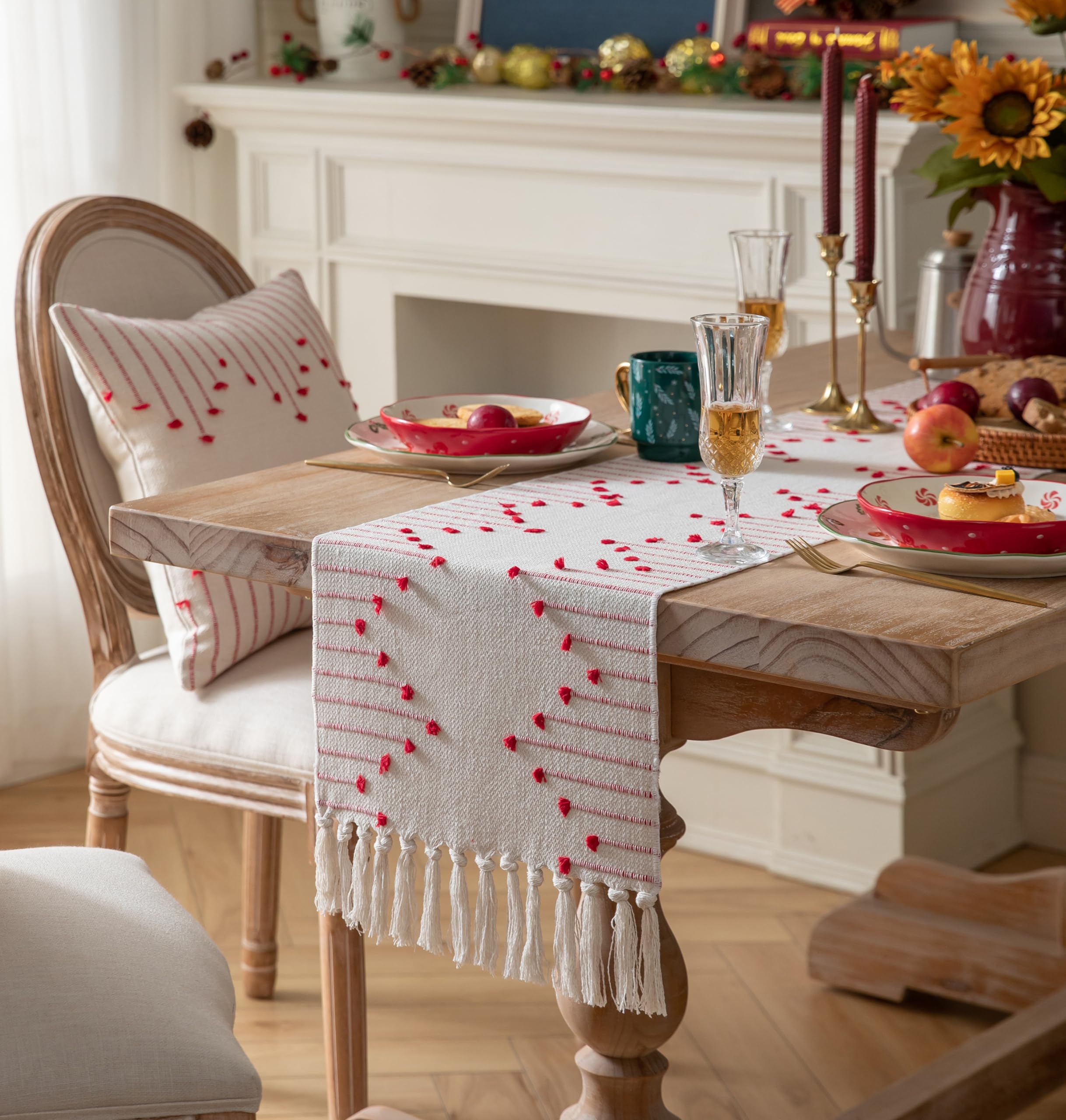 Amazon.com: Christmas Table Runner 13 x 72 Inch Long Natural
